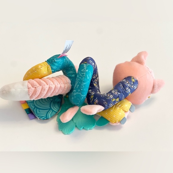 Infantino Pink Fox Go Gaga Spiral Car Seat Activity Toy, BPA Free , 0+ Months - Picture 5 of 11